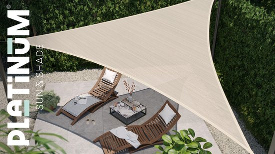 Platinum Sun & Shade - Coolfit - Toile d'ombrage – Carrée - 500 x 500 cm – Noire – Garantie 5 ans - Protection UV à 95 % – Tissu résistant 285 g/m² - Grande solidité des couleurs