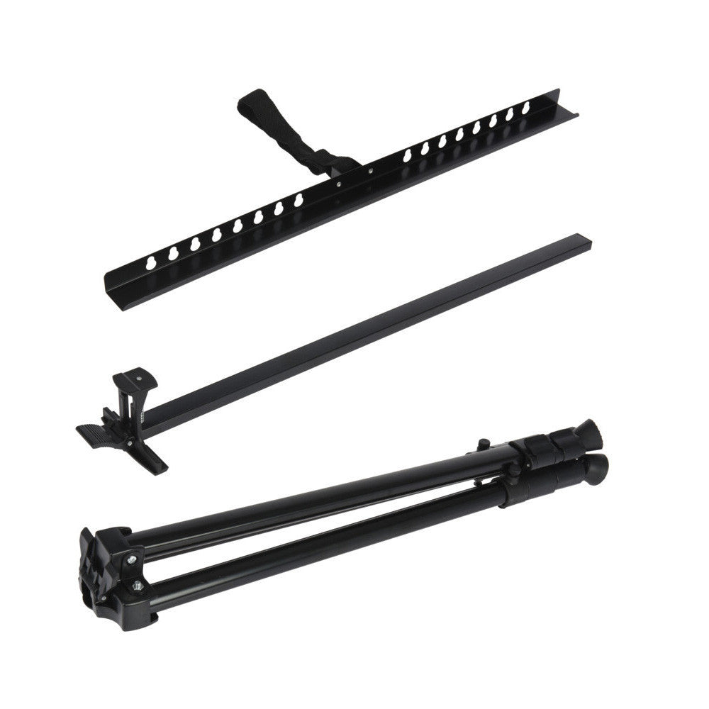 Chevalet pliable - Artist - Chevalet en métal - Avec sac - réglable en hauteur - Noir