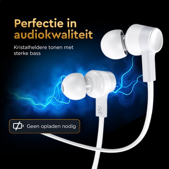 Golden Sound Ecouteurs filaires - Embouts en silicone - Prise jack 3,5 mm - Ecouteurs avec fil et microphone