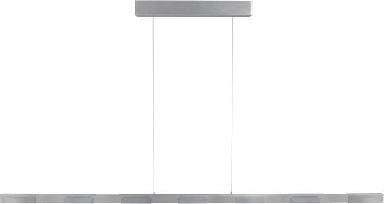 Suspension Bloc 3297ST en acier, 171 cm, hauteur réglable grâce à un système de levage par câble Steinhauer, design moderne, intensité réglable à l'aide d'un variateur externe
