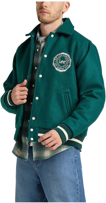 Veste LEE Varsity pour homme / Esmeralda - L