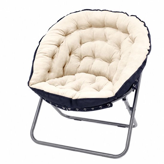Chaise Moon pliable – Chaise de camping – Chaise longue – Réglable – Chaise pliante rembourrée