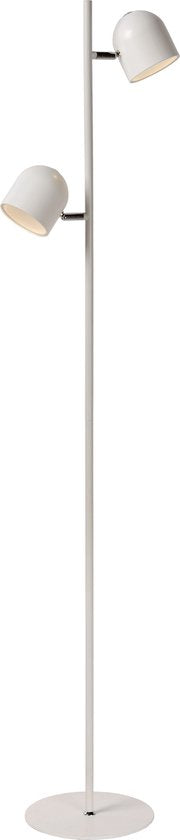 Lucide SKANSKA - Lampadaire - LED 3 StepDim - 2x5 W 3000 K - Blanc