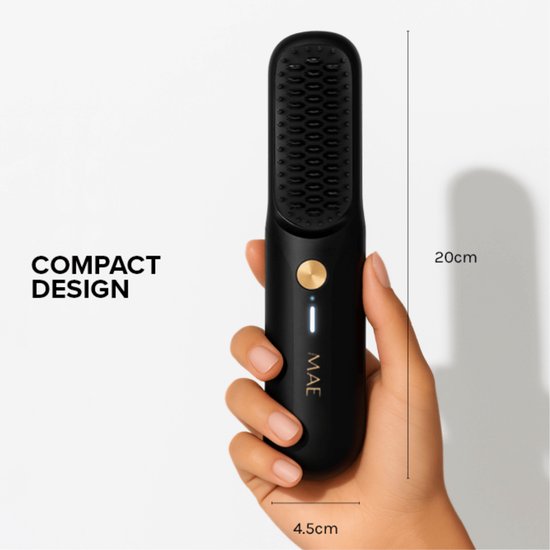 MAE® Touch Up - Brosse lissante sans fil - Brosse chauffante - Lisseur sans fil