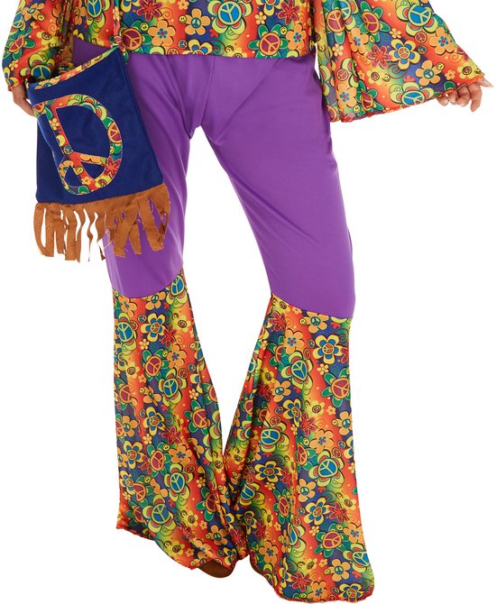 dressforfun - Costume Femme Hippie L - déguisement halloween tenue de soirée carnaval tenue de soirée - 300944