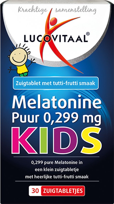 Lucovitaal Melatonin Pure Kids 0,299 milligrammes Complément alimentaire - 30 comprimés