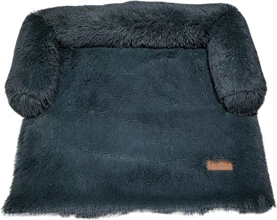 By Cee Cee Original Dog Rug Bench - Panier pour chien - Premium - Entièrement dézippable - Gris foncé - 75x90 - Taille S