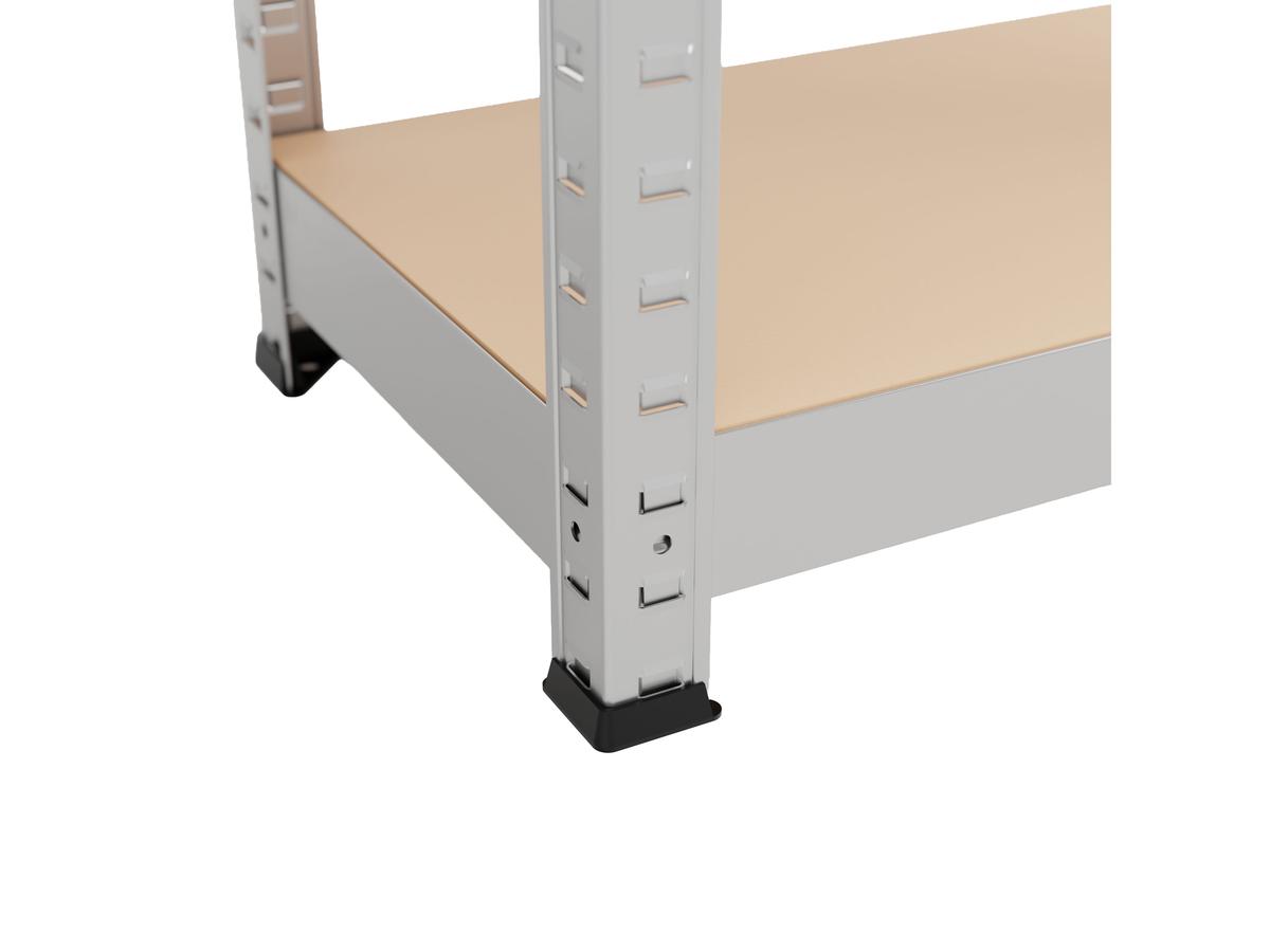 Étagère métallique Metalkas - Acier - Noir - 40 x 90 x 180 cm - Capacité de charge : 175 kg - Lot de 2