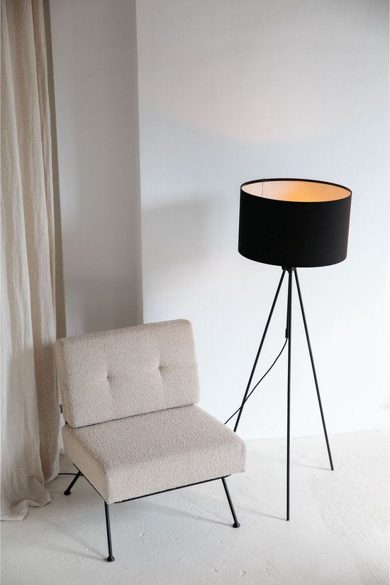 Zuiver Lesley Lampadaire / Lampe sur trépied Noir