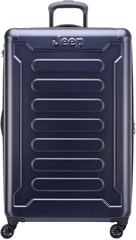 Valise Jeep Extra Large 80 cm extensible, couleur Pecoat Navy