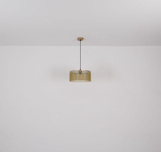 Globo - plafonnier - LEEDS - noir - verre - Ø 35 cm - E27 - 63080108