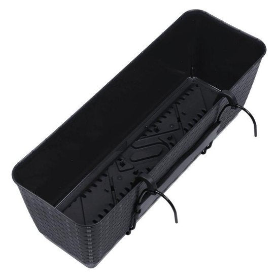 Pot de fleurs Boîte à fleurs Ratolla PW 39x15x14cm ANTRACIET Prosperplast