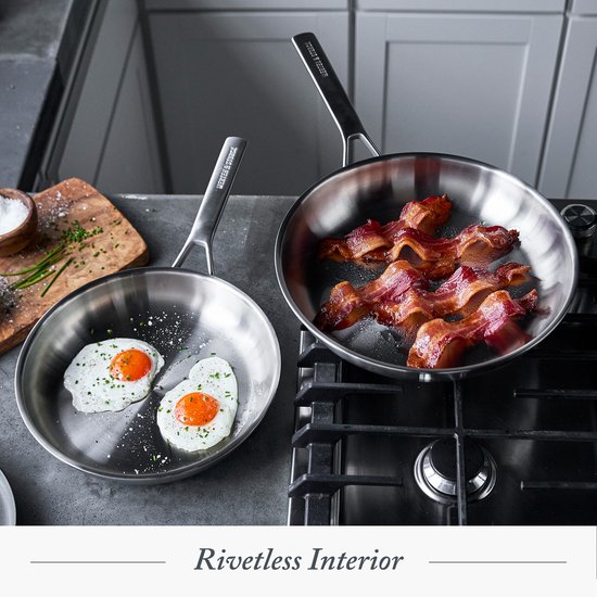 Merten & Storck Batterie de cuisine en acier inoxydable 4 pièces