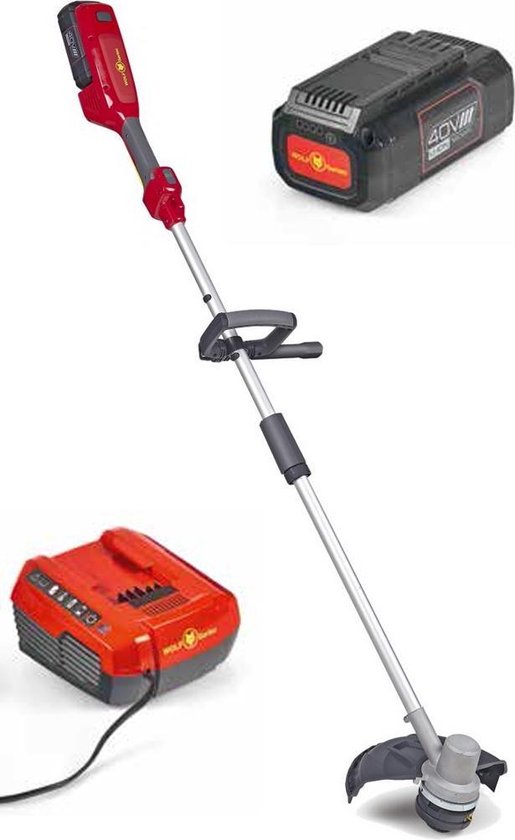 WOLF-Garten LYCOS 40/230 BC 23 cm Noir, Gris, Rouge Batterie/Accu