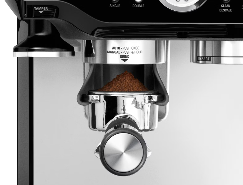 Machine à expresso entièrement automatique - Sage The Barista Express SES870BKS - 31 x 38 x 40 cm - Argent et noir