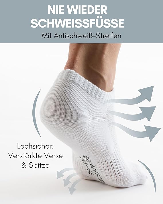Heroic 10 paires de chaussettes d'entraînement de qualité supérieure pour hommes et femmes - Ensemble de chaussettes courtes en coton peigné - Taille 39-42