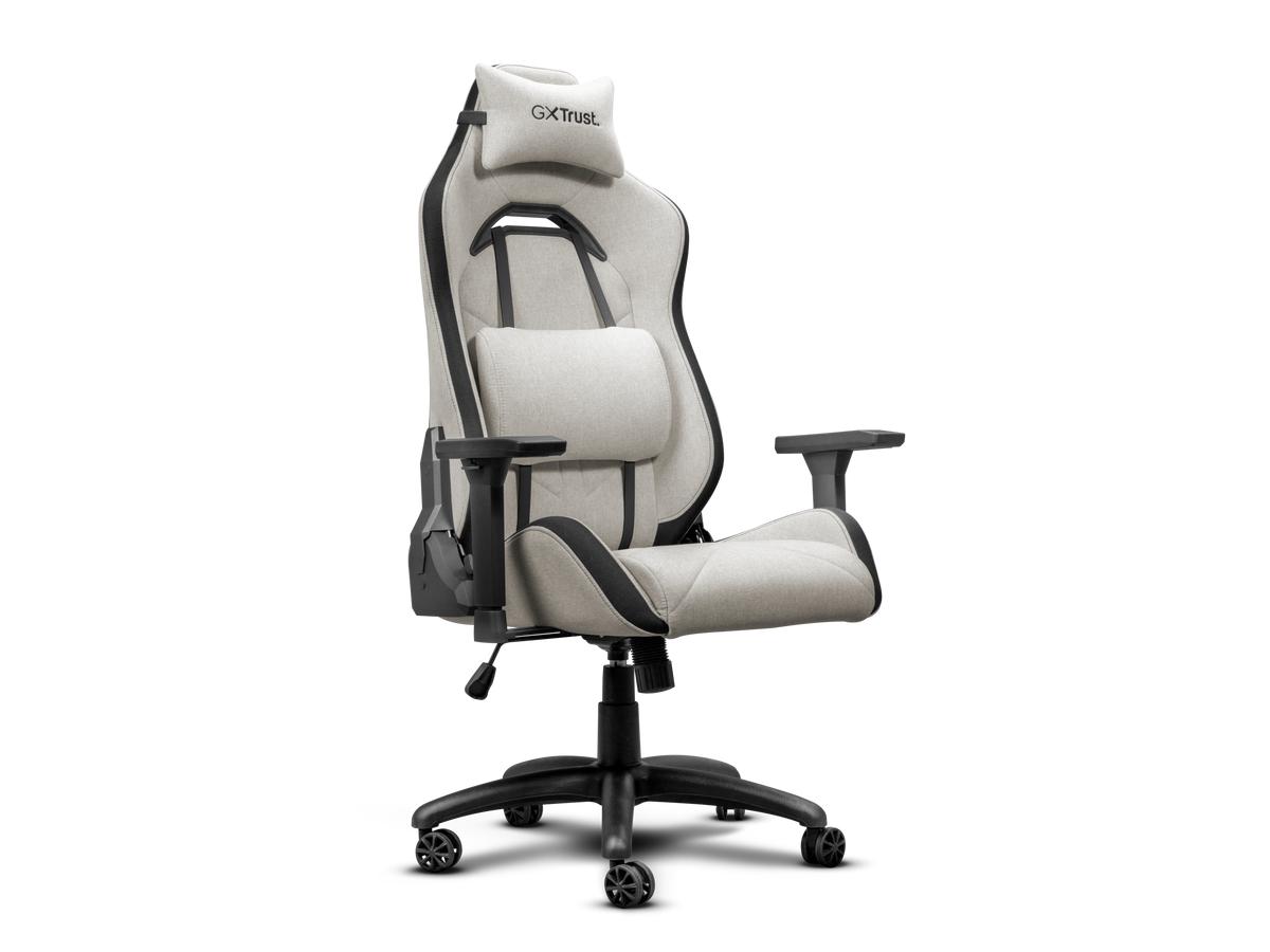 Fauteuil gaming Trust GXT 723 Ruya - Tissu confortable - Beige
