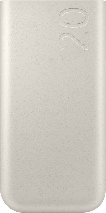 Batterie externe Samsung à charge rapide 45 W - 3 ports USB-C - 20 000 mAh - Beige