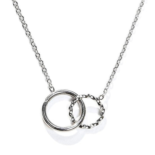 Laura Ferini Ladies Necklace Per Sempre Silver - Collier en argent avec pendentif - plaqué or blanc 18K - Collier - Collier - Bijoux - Collier pour dames avec pendentif