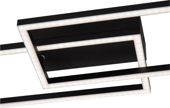 Lucide ARIANNE - Plafonnier (lampe de plafond) - LED - CCT - 1x23 W 2700 K/4000 K - Noir