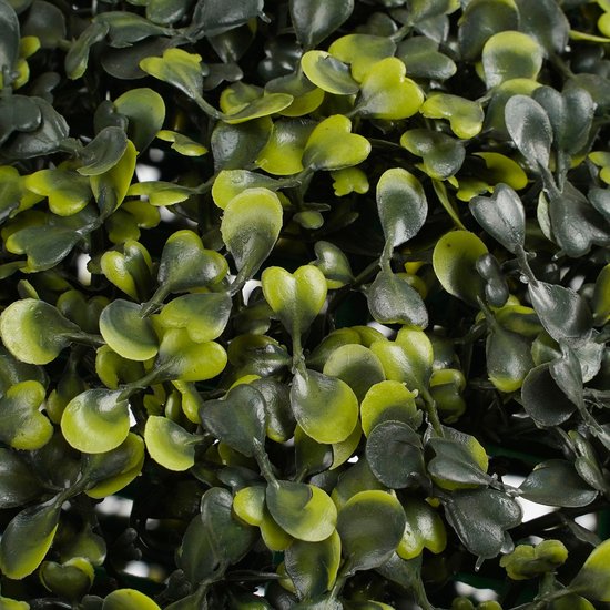 Mica Decorations Buis Bulbe Plante Artificielle à Suspendre pour l'Extérieur - Ø28 cm - Vert