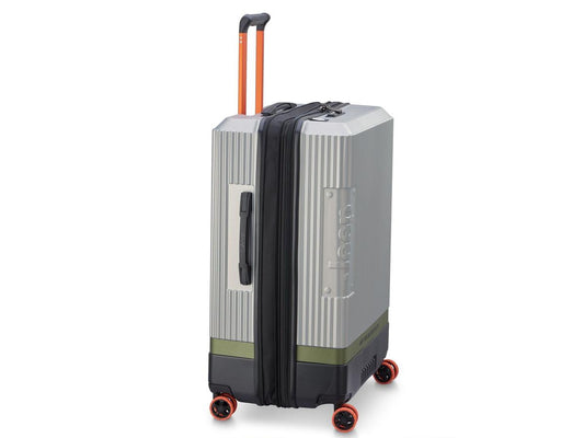 Valise Jeep Trolley - Extensible - taille L - Argent 76 cm