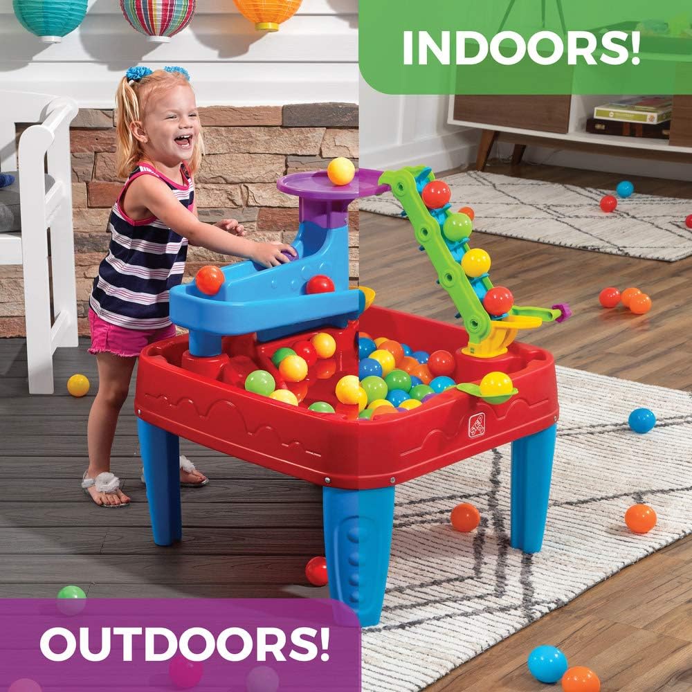 Table à eau Step2 Discovery Ball avec balles – Lot de 13 pièces – Jouets aquatiques pour l'intérieur et l'extérieur