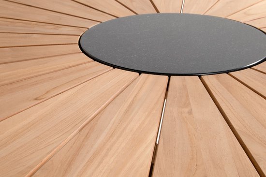 Table de jardin ronde Hartman Provence 150 cm - Teck naturel