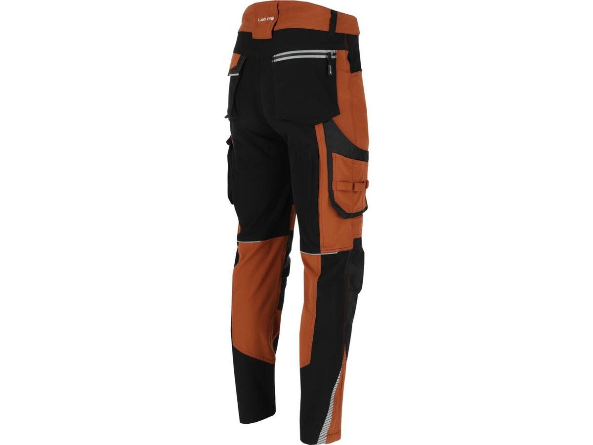 Pantalon de travail Lahti Stretch - Marron-Noir - taille M