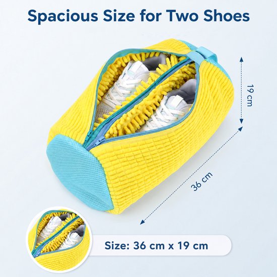 Sac de lavage double pour chaussures – Protégez vos chaussures !