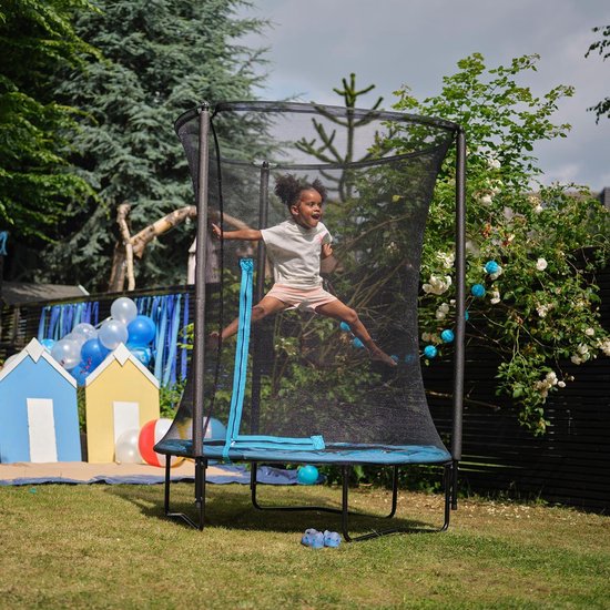 Trampoline Plum - Son et filet - 122 x 122 x 180 cm - Océan