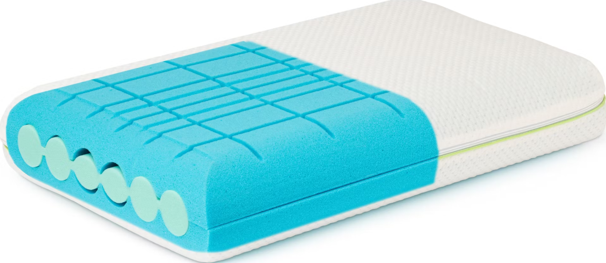 Vitality Pur Oreiller Hypnos - Ferme - 40 x 60 cm - Visco Foam - Enveloppe Tencel