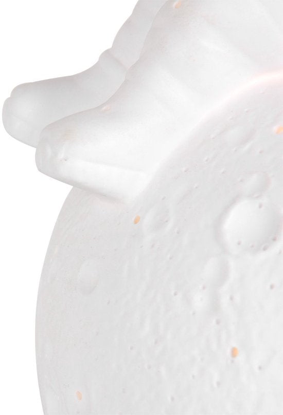 Lampe de table Anne Lighting Jazz - blanche - céramique - 13 cm - douille E14 - 3108W