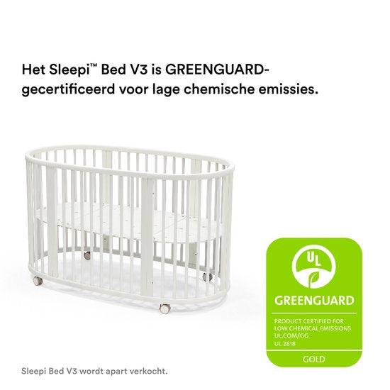Kit de réduction de taille Stokke Sleepi V3, blanc - Transformez le lit Sleepi V3 en Sleepi Mini