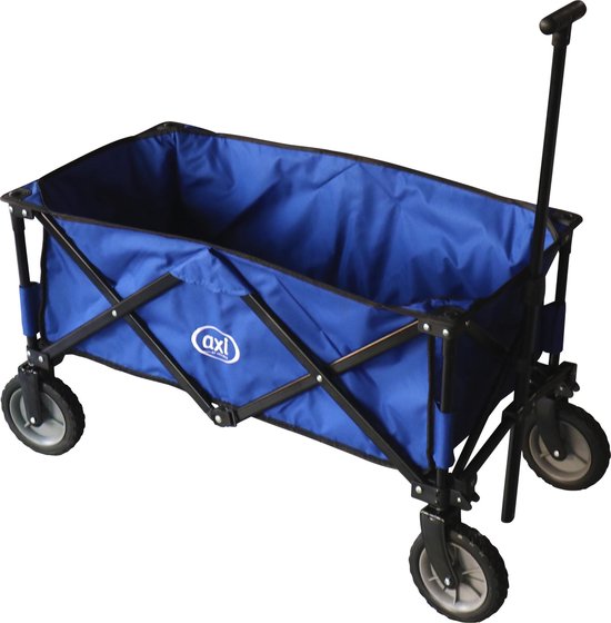 AXI AB110 Chariot pliable en bleu - Chariot - Sac de transport pratique inclus - Métal