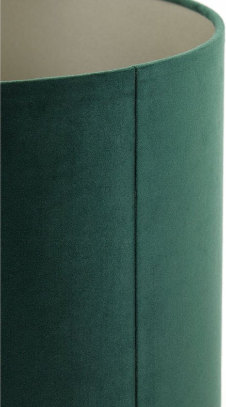 Light & Living Abat-jour cylindrique Velours - Vert - Ø50x38cm - Moderne