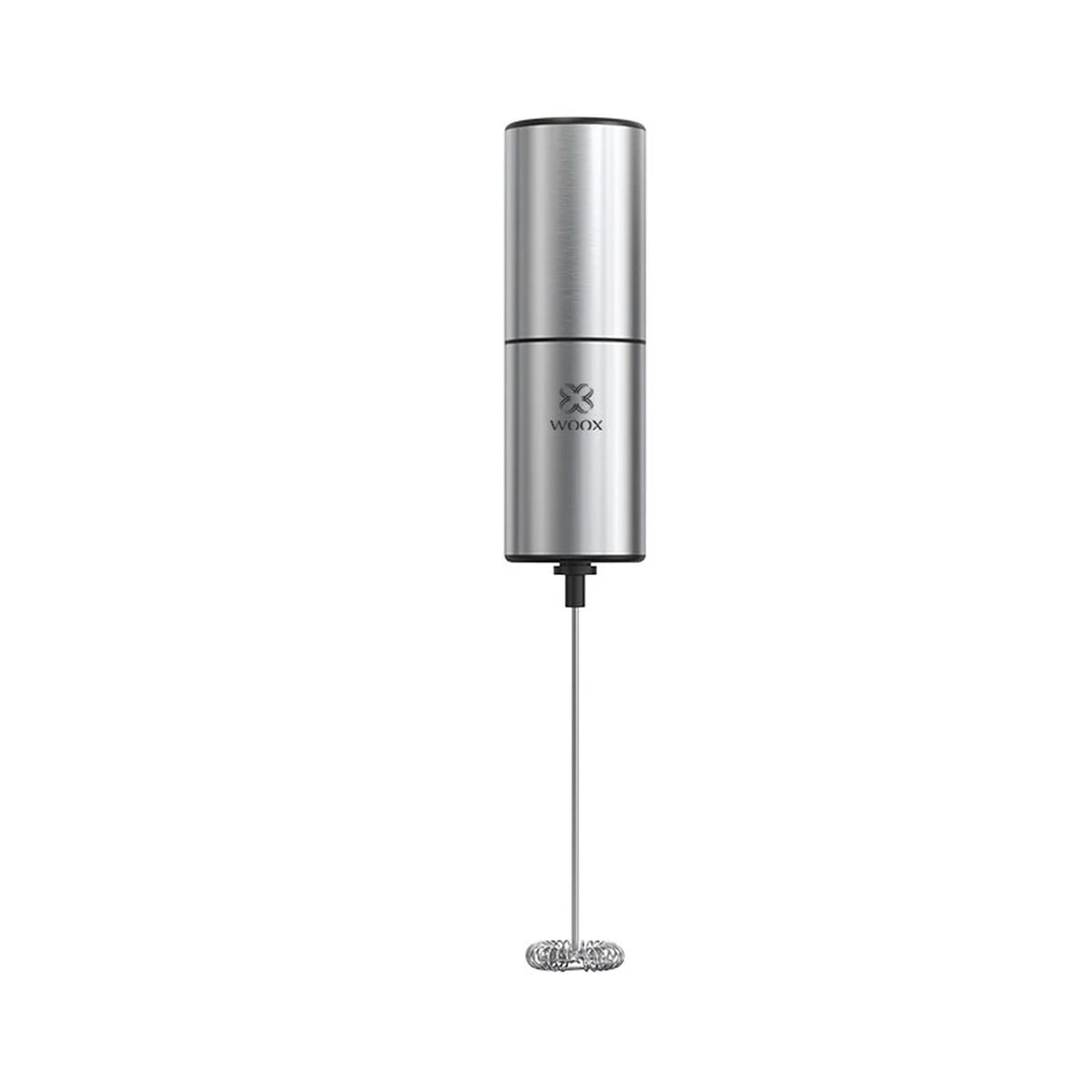 Mousseur à lait portable Woox – Alimenté par piles – Format voyage – Noir – Mousseur à café compact