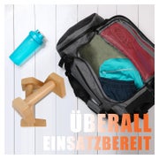 DH FitLife Poignées de pompes en bois - Lot de 2 - Hêtre - Max. 200 kg