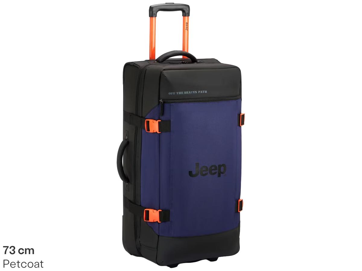 Sac de voyage Jeep - Sac de voyage à roulettes - taille M 73 cm - Noir