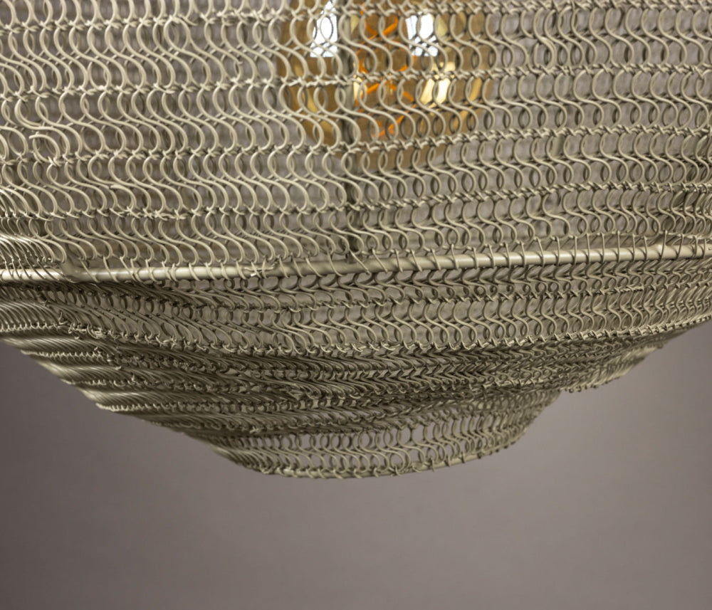 Dutchbone Meezan Lampe pendante M - Ø 30 cm - Style vintage - Gris
