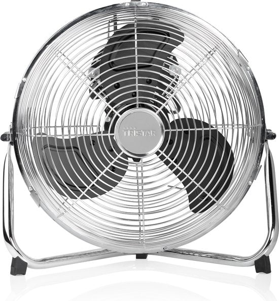 Ventilateur de sol Tristar 30 cm – 3 vitesses – Ventilateur de table – Inclinaison à 130° – Métal – VE-5933