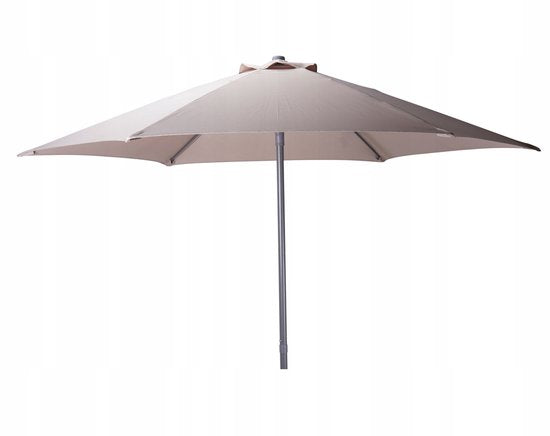 Parasol Koopman - Parasol de jardin - Taupe - Aluminium - 230 x 225 cm