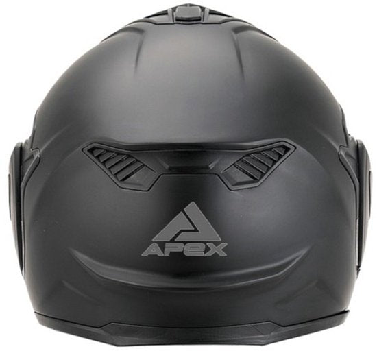 APEX MI200 Solid Matt Black System Helmet - Taille XL - Casque