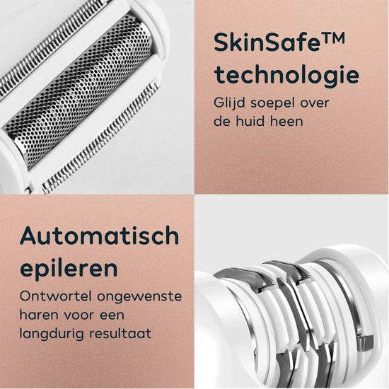 Wellshave 5 in 1 Ladyshaves for Women - Shaver Female - Epilady - Bikini trimmer Ladies - Tondeuse pour femmes et dames