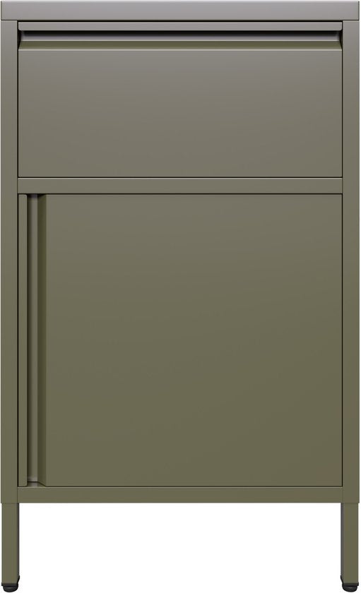 Table de chevet Popstrukt Bon Bon - Gris mousse (vert)