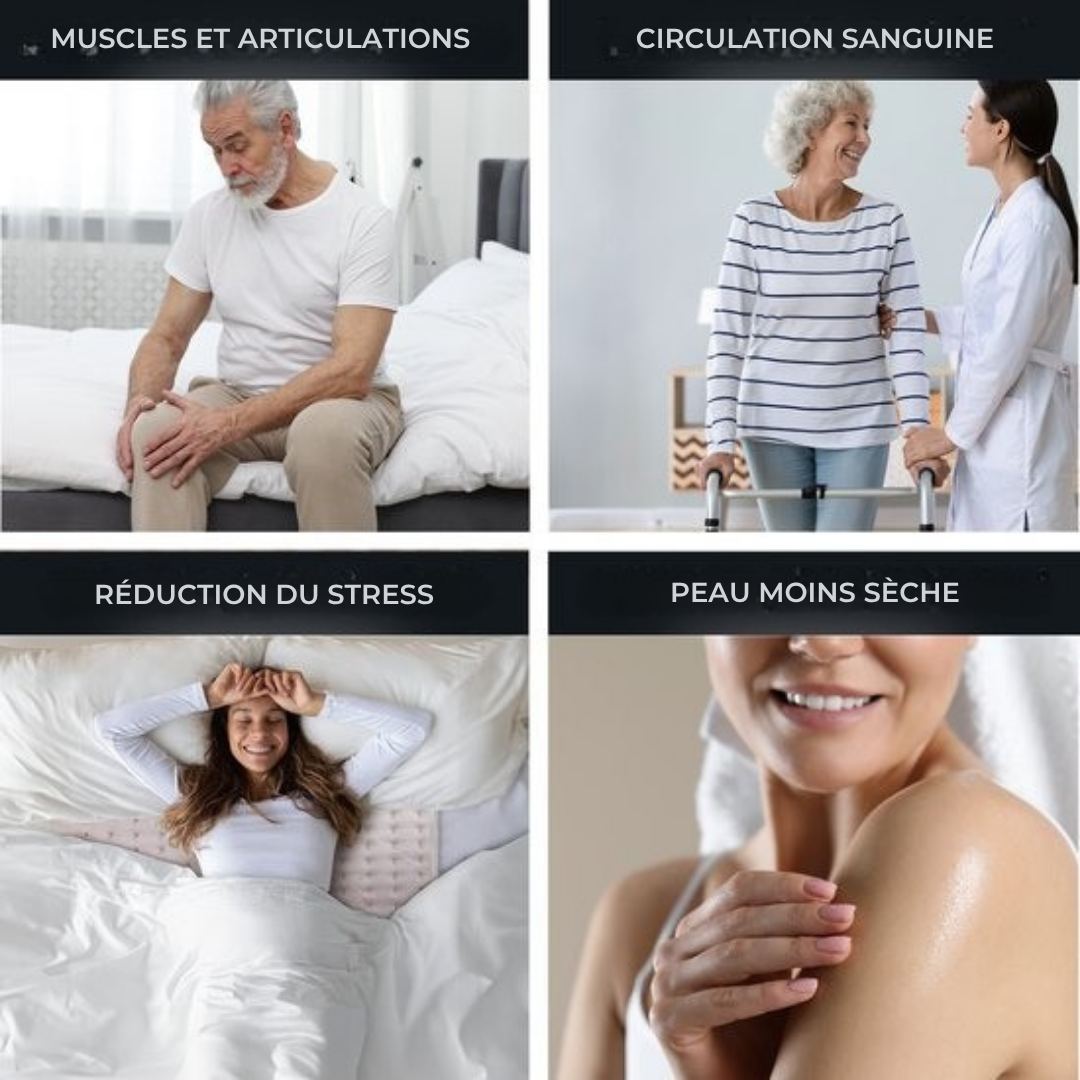 Sous couverture chauffante STAUS&BACH CozySnug - 100W - Lavable - 150x80 cm - Rose poudreux