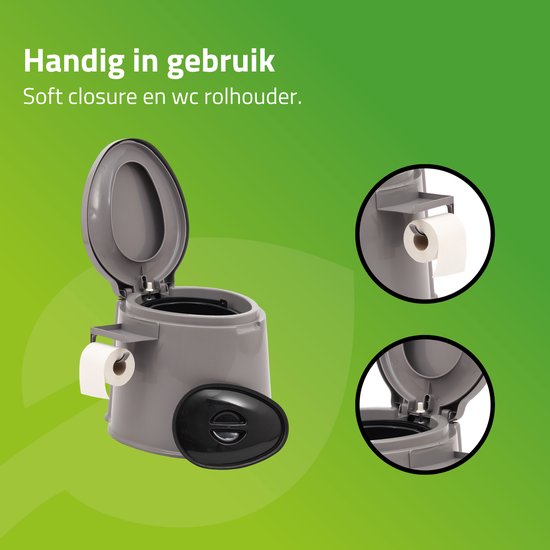 Bo-Camp - Toilette portable - 7 litres