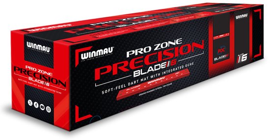 Tapis de fléchettes Winmau Pro Zone Precision Blade 6 Soft Feeling