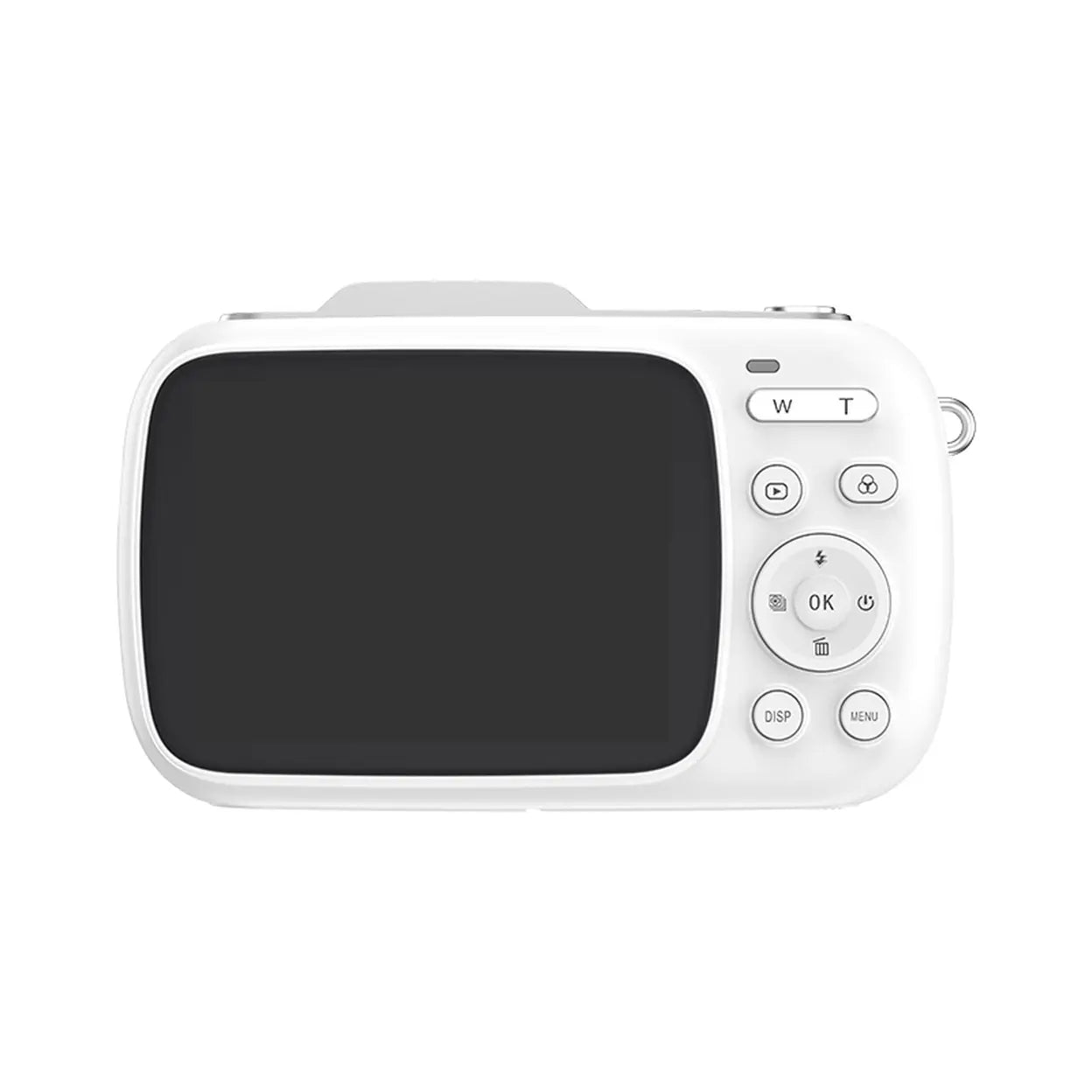 Caméra numérique de vlog Komery G7 - Blanche - Vidéo 5K - Photo 80 MP - Zoom 18x - Appareil photo compact « viser et photographier »