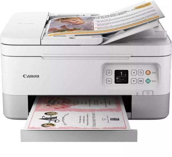 Canon PIXMA TS7451i - Imprimante jet d'encre tout-en-un - Blanche